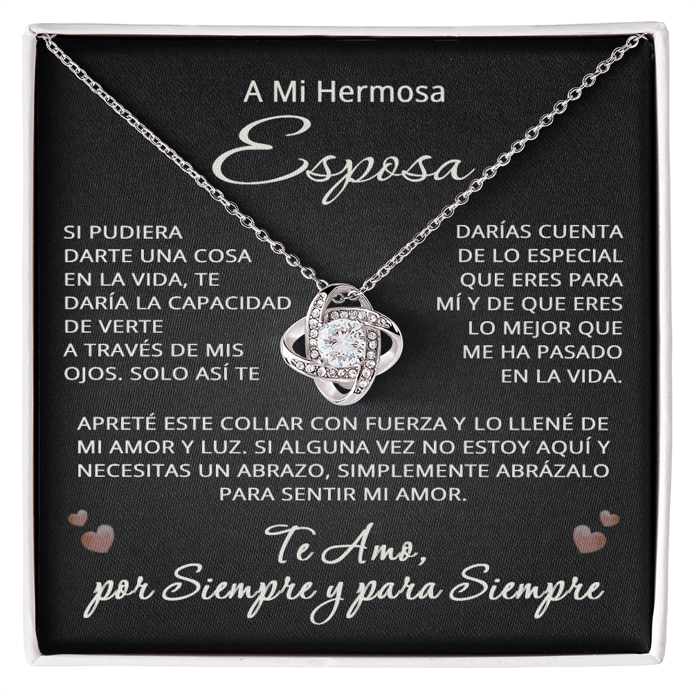 A Mi Esposa Collar Para Mi Hermosa Esposa Joyas para Cumpleaños, Navidad y Aniversario To My Wife Necklace in Spanish Birthday Christmas Anniversary Jewelry