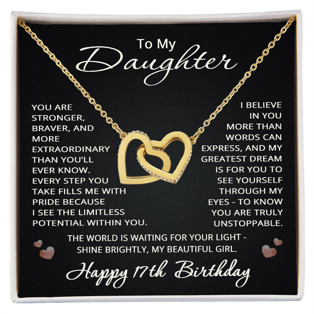 17th Birthday Gifts from Mom Dad for Daughter 17th Birthday Necklace Heart Pendant Jewelry 17 Years Old Birthday