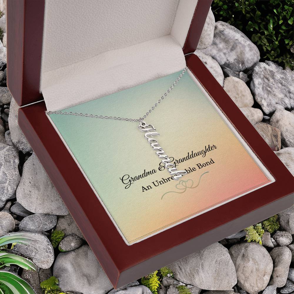 Grandma Custom Names Necklace Grandmother Necklace from Granddaughter Gifts for Grandma Christmas Gift Grandma Birthday Gift Grandma Mothers Day Gift