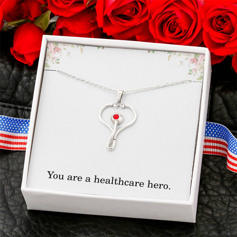 You Are A Healthcare Hero Nurse Necklace Nurse Christmas Gift Nurse Appreciation Gift Nursing Gift