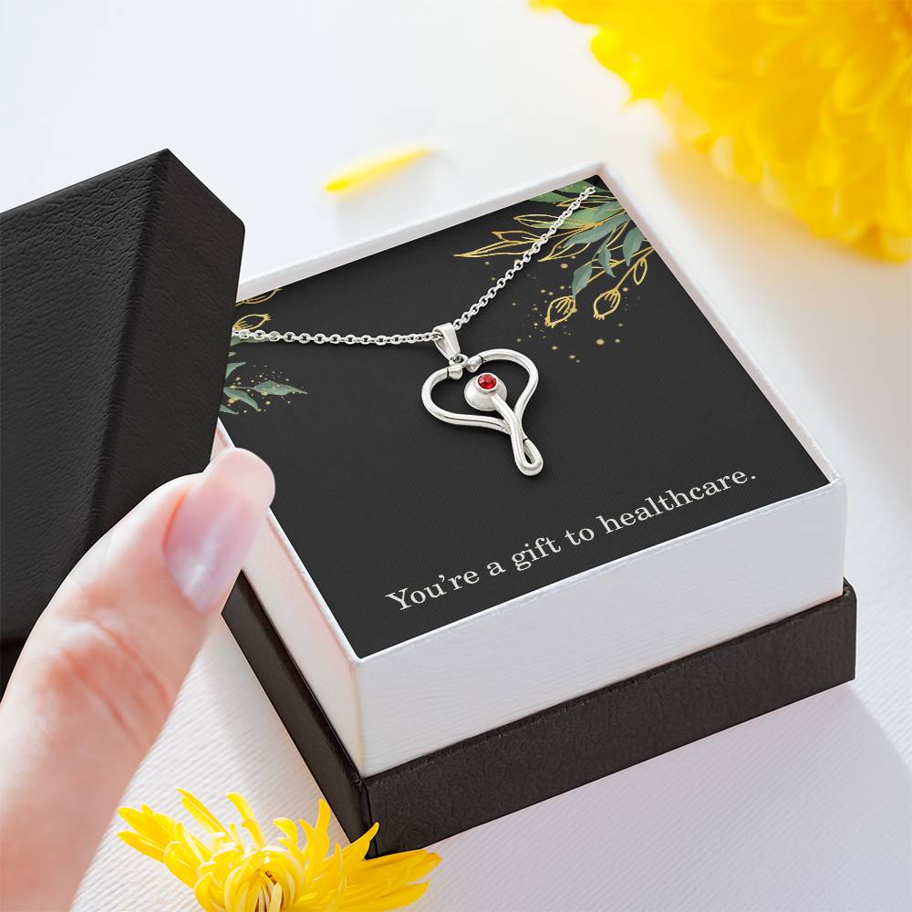 Youre A Gift To Healthcare Nurse Necklace Nurse Christmas Gift Nurse Appreciation Gift Nursing Gift