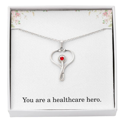 You Are A Healthcare Hero Nurse Necklace Nurse Christmas Gift Nurse Appreciation Gift Nursing Gift