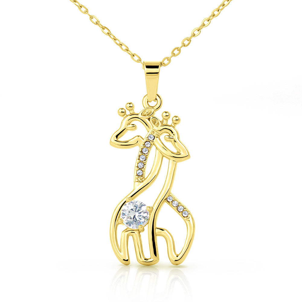 To My Cousin Necklace Cousins By Chance Friends by Choice Cousin Birthday Gift Best Friends Jewelry with Giraffe Pendant