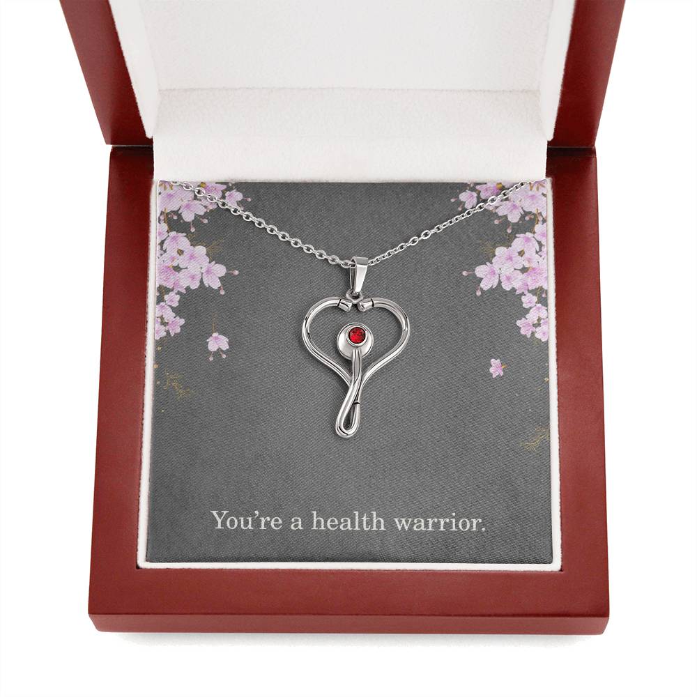 Youre A Health Warrior Nurse Necklace Nurse Christmas Gift Nurse Appreciation Gift Nursing Gift