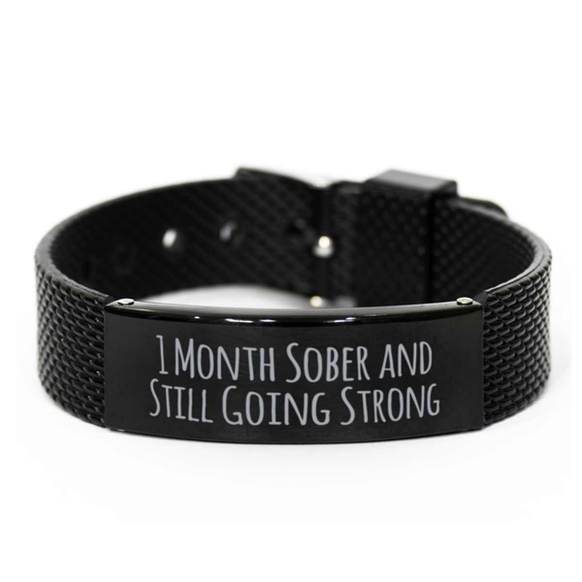 1 Month Sober Gift for Women Men 1 Month Sober and Still Going Strong Bracelet