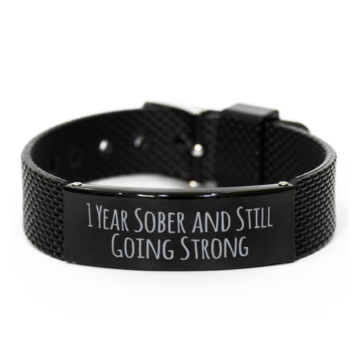 1 Year Sober Gift for Women Men 1 Year Sober and Still Going Strong Bracelet