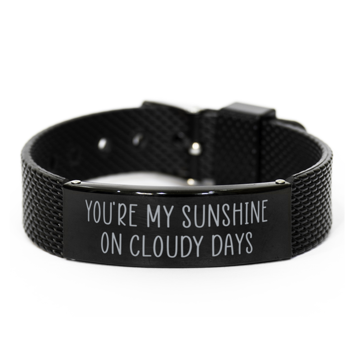 Youre My Sunshine on Cloudy Days Bracelet for Husband on Anniversary From Wife Christmas Birthday Jewelry for Boyfriend Him