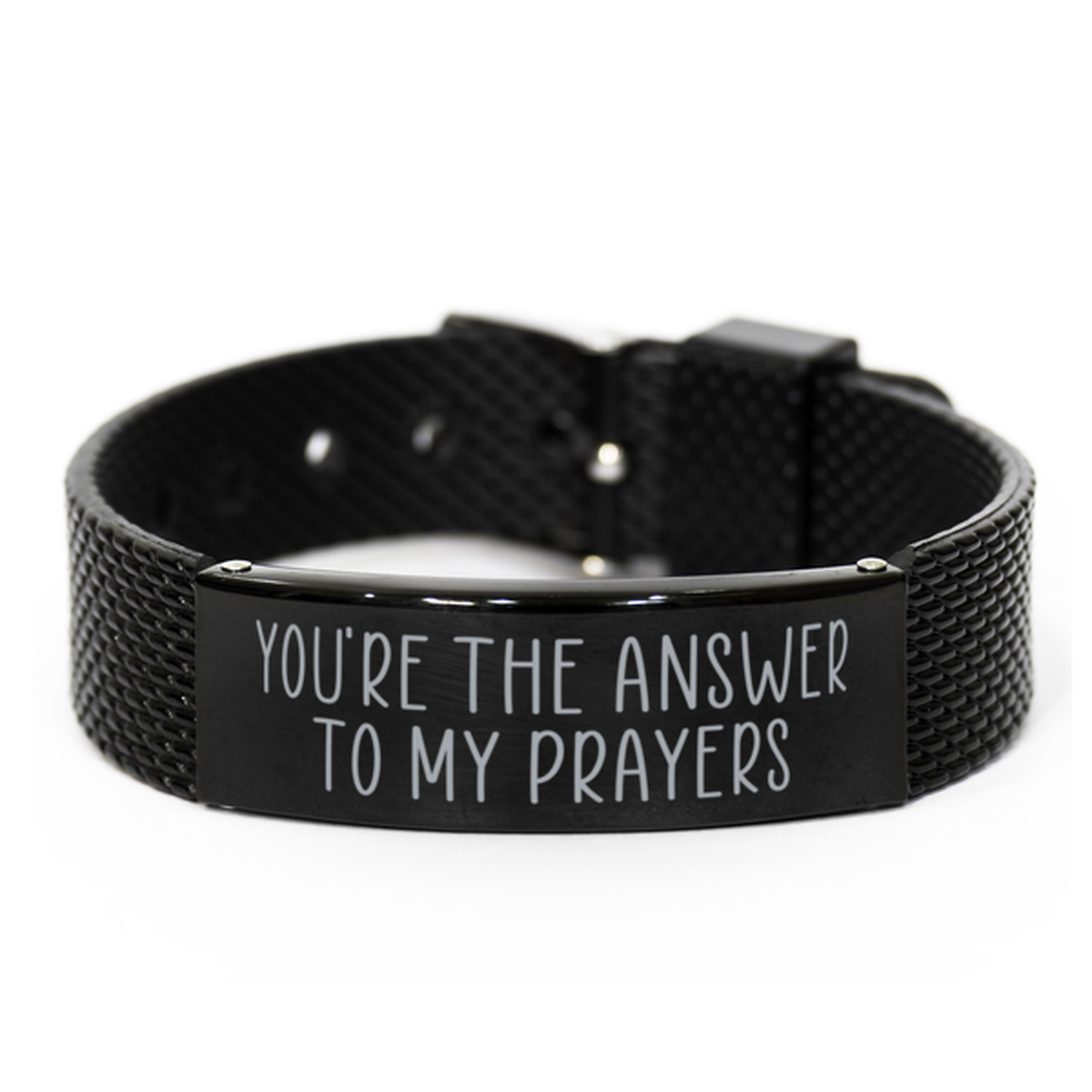 Youre the Answer to My Prayers Bracelet for Husband on Anniversary From Wife Christmas Birthday Jewelry for Boyfriend Him