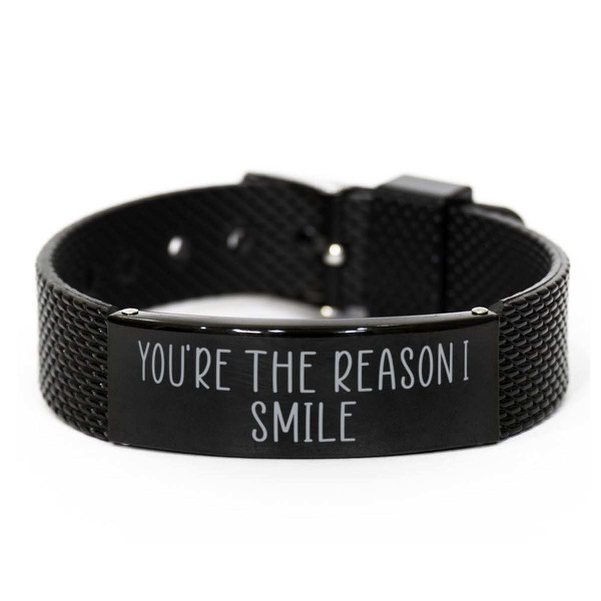 Youre the Reason I Smile Bracelet for Husband on Anniversary From Wife Christmas Birthday Jewelry for Boyfriend Him