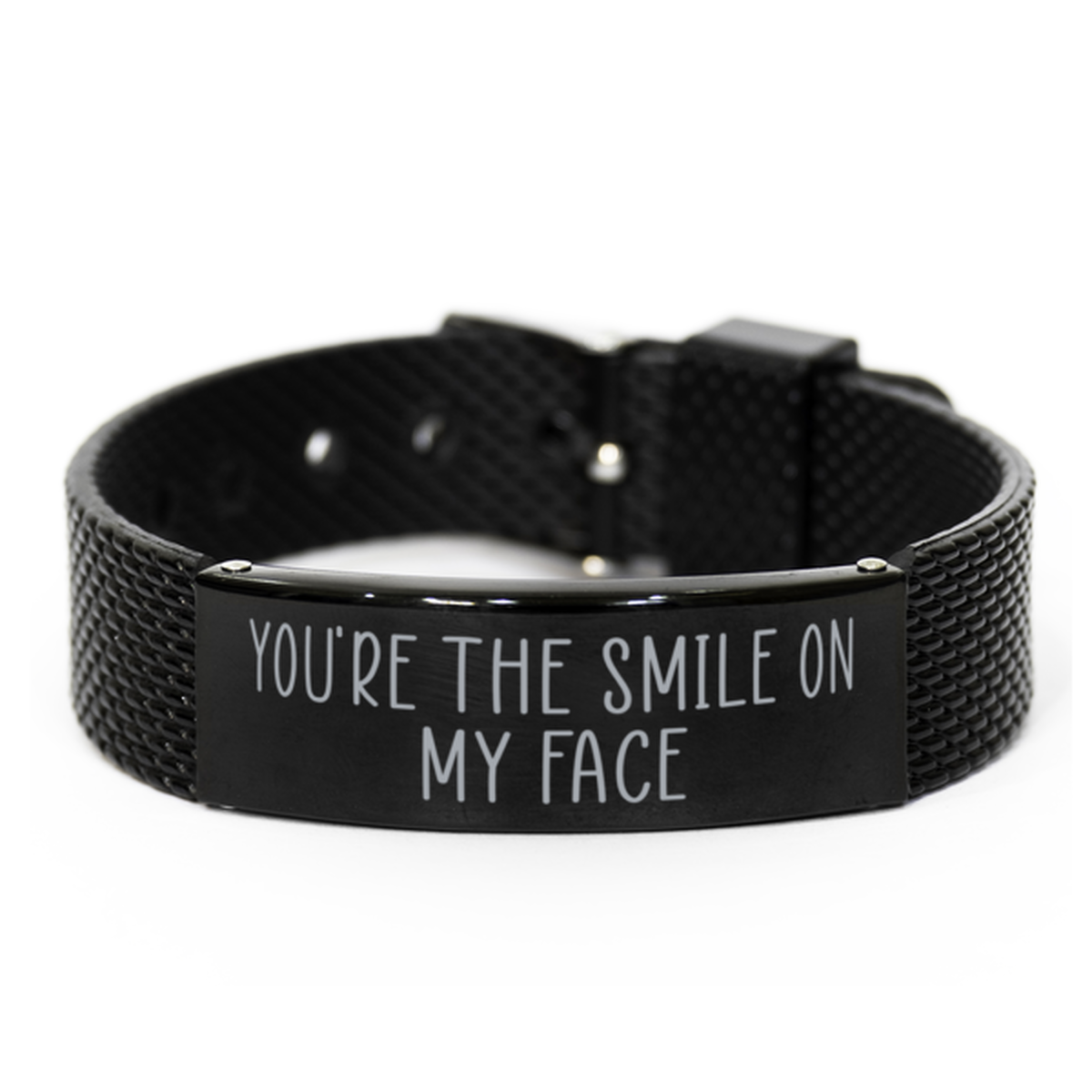 Youre the Smile on My Face Bracelet for Husband on Anniversary From Wife Christmas Birthday Jewelry for Boyfriend Him