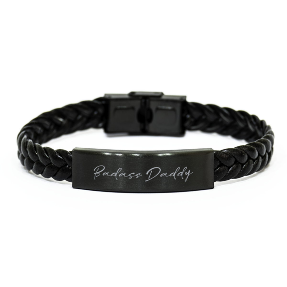 Badass Daddy Gift for Her Women Braided Bracelet Funny Jewelry Him Men