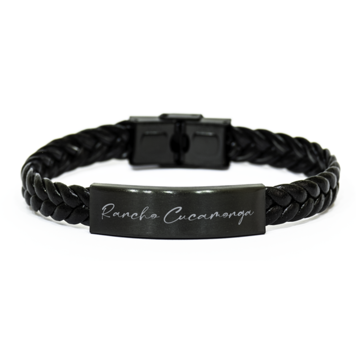 Rancho Cucamonga Bracelet Braided Leather