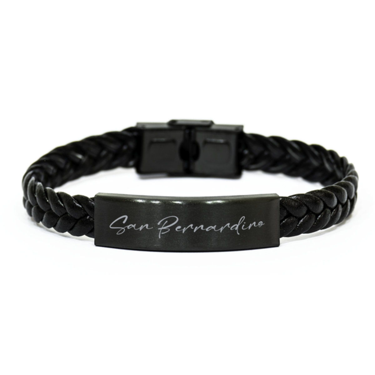 San Bernardino Bracelet Braided Leather