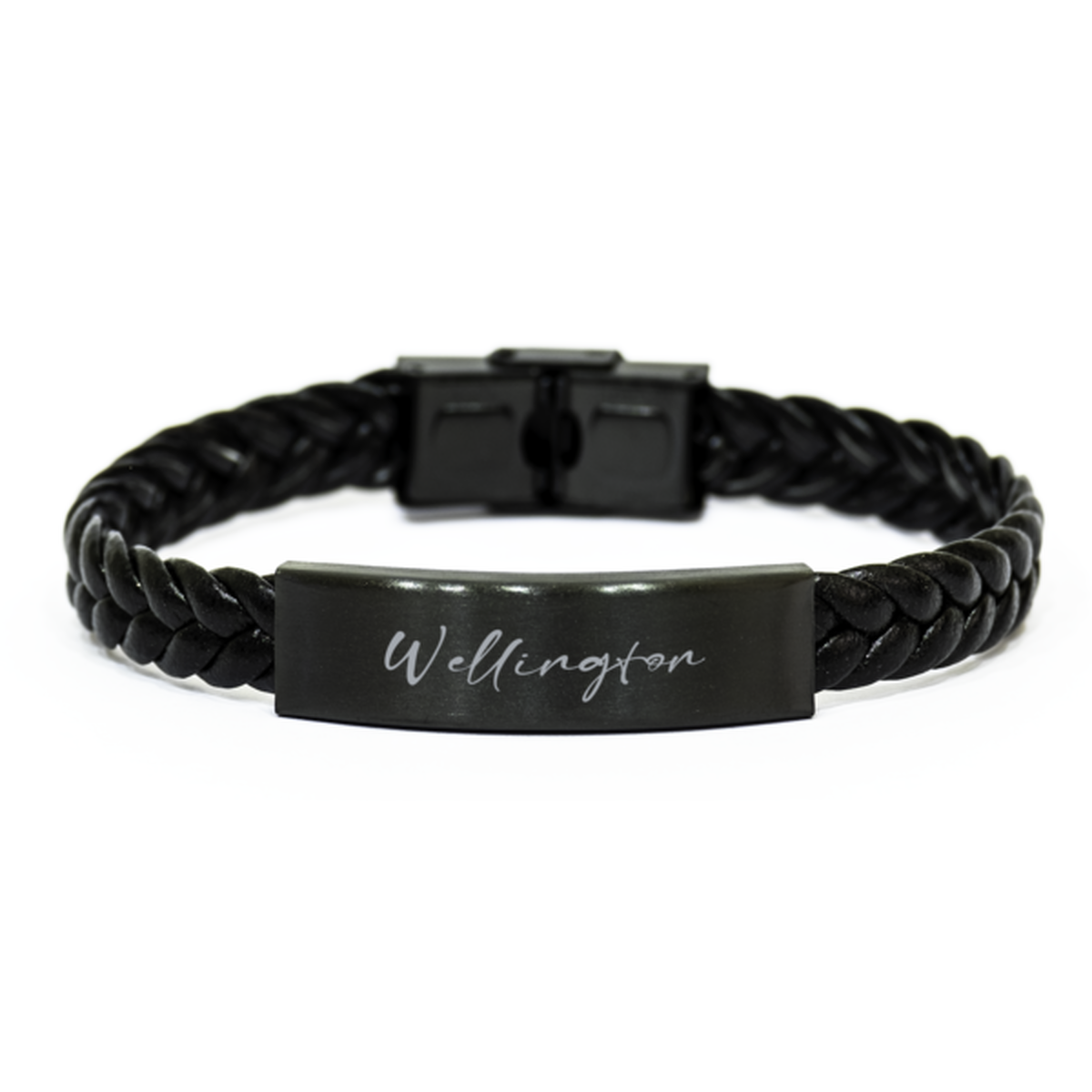 Wellington Bracelet Braided Leather