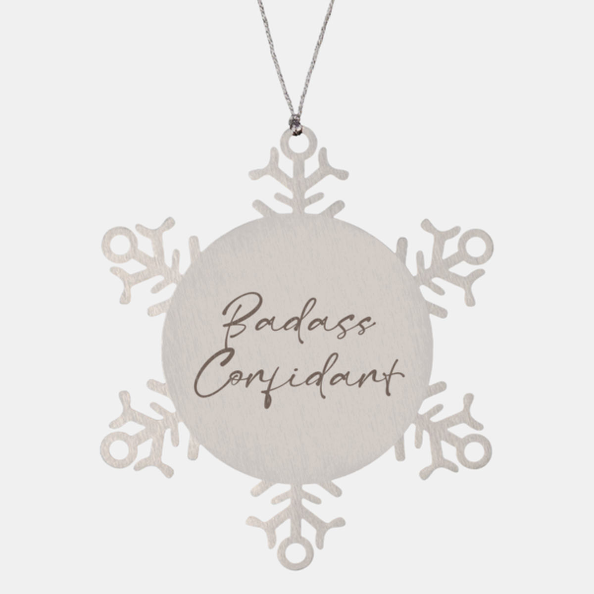 Badass Confidant Ornament Snowflake Ornament