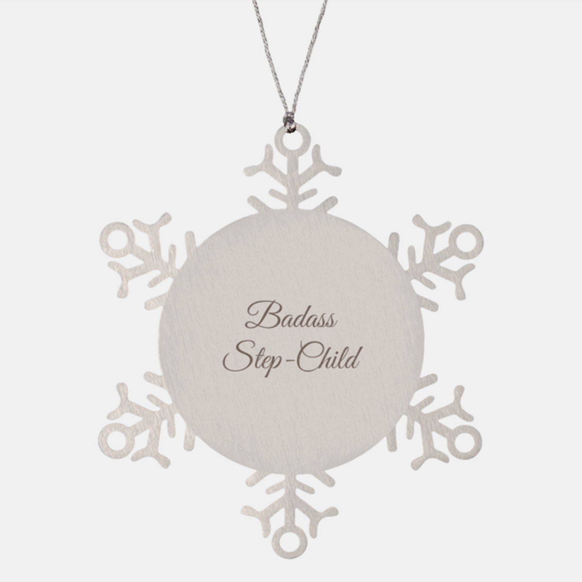 Badass Step Child Ornament Snowflake Ornament