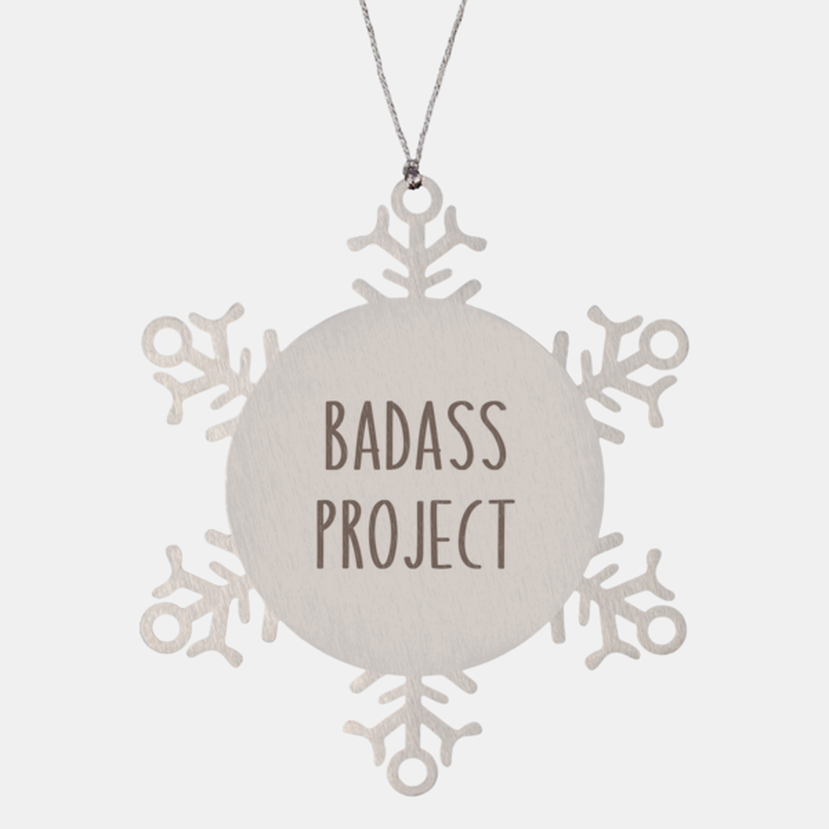 Badass Project Ornament Christmas Gift Snowflake Ornament