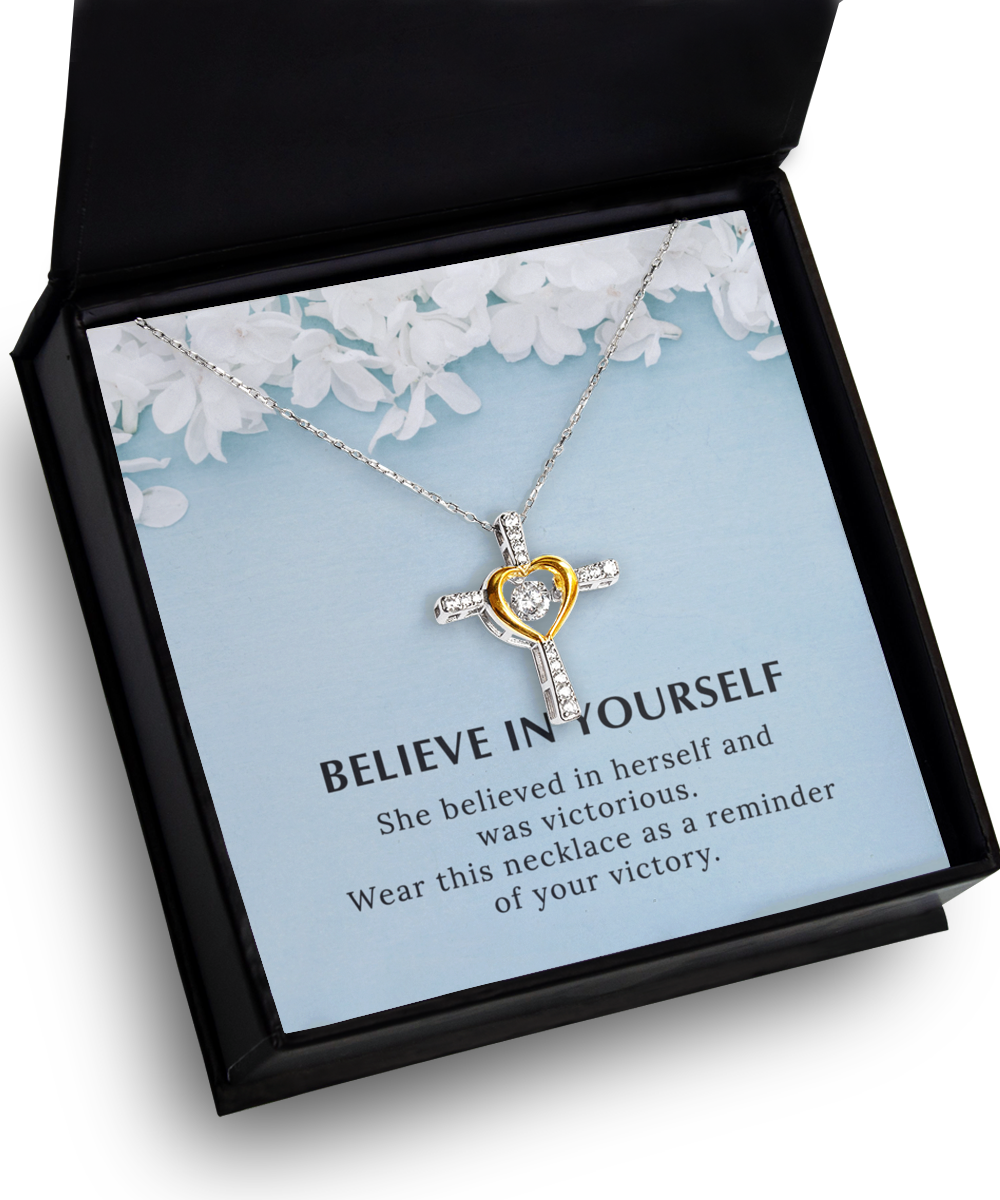 Believe in Yourself Necklace, Necklace for Her, Graduation Gift, Birthday Jewelry for Her, Victorious Gift