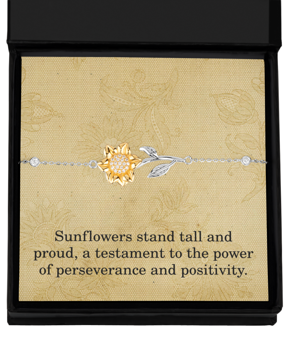 Sunflower Bracelet Sunflowers Stand Tall And Proud A Testament To The Power Of Perseverance And Positivity