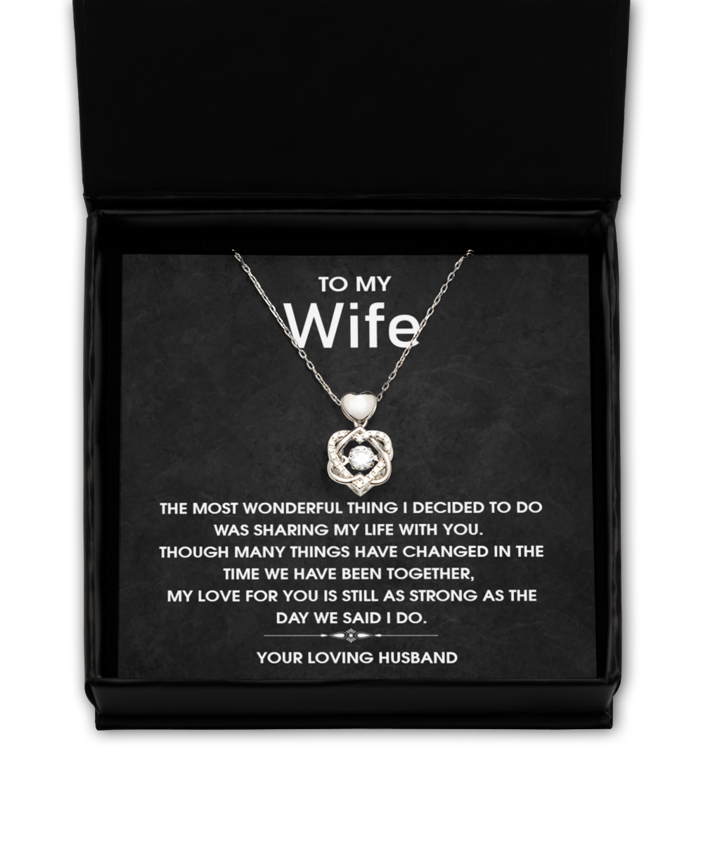 To My Wife Necklace, Valentines Day, Anniversary Necklace, Wife Christmas, Wife Anniversary, Wife Jewelry, Wife Birthday Necklace