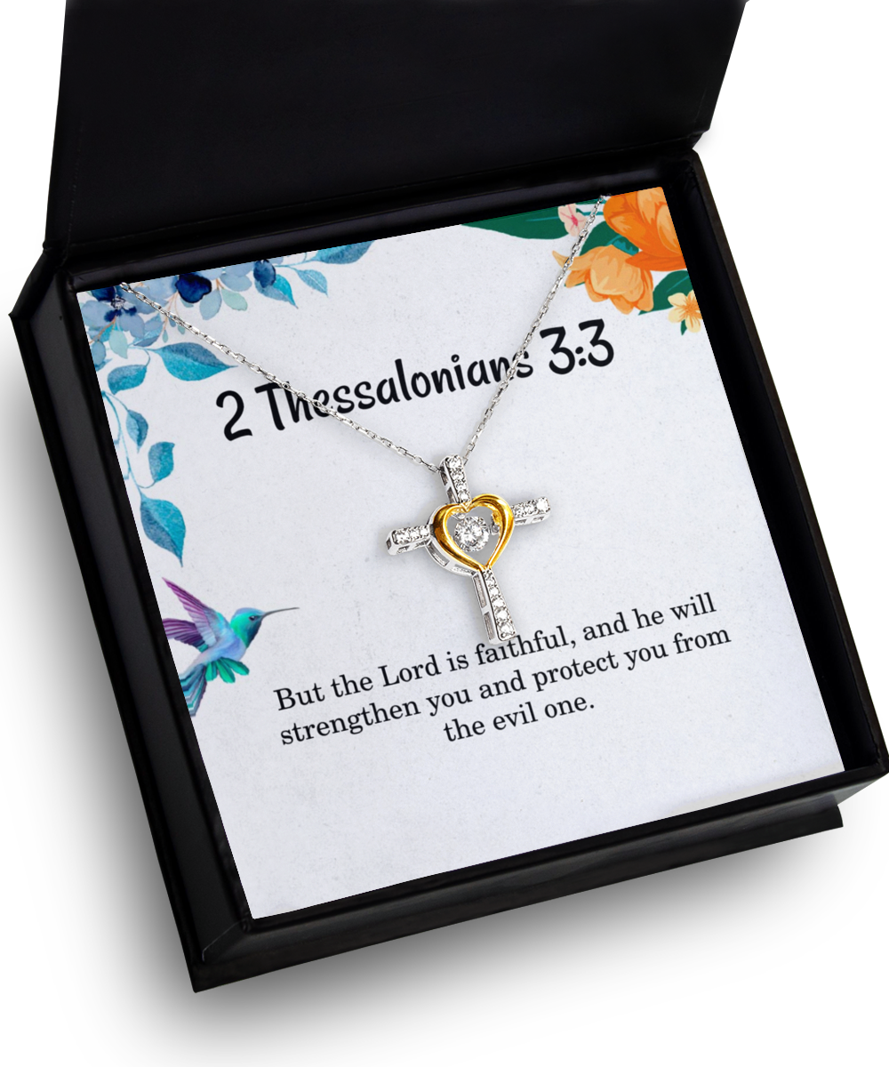 2 Thessalonians 3 3 Necklace 2 Thessalonians 3:3 Gift Bible Verse Jewelry