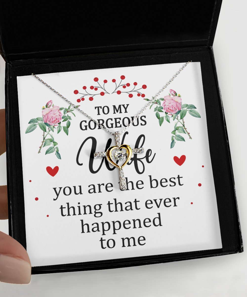 To My Wife Necklace, Wife Birthday, Jewelry for Wife, Anniversary for Wife, Wife Valentines Day, Wife Christmas