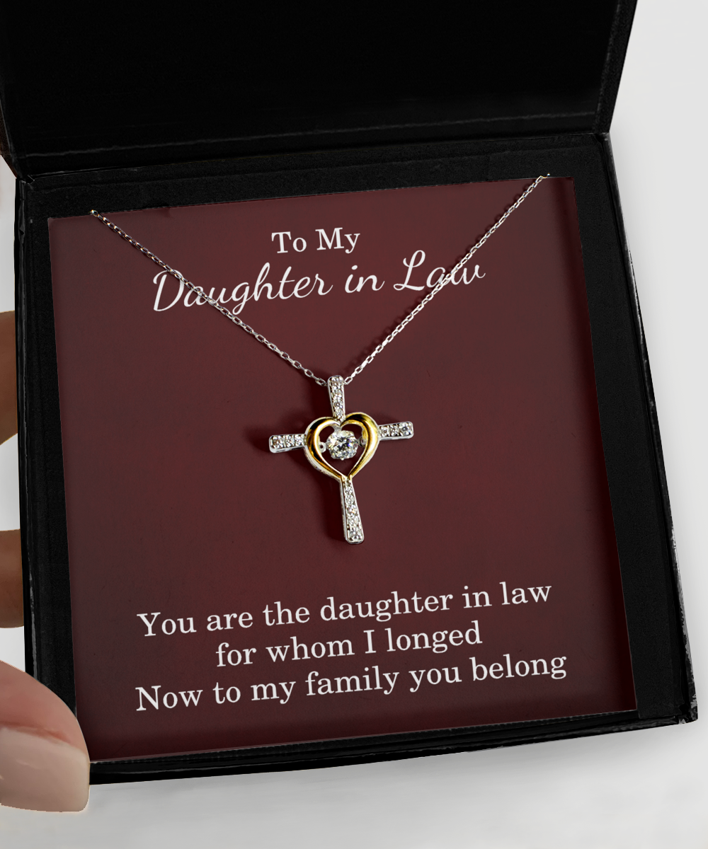 To My Daughter In Law Necklace, Daughter-in-law Jewelry, From Mother in Law, From Father in Law