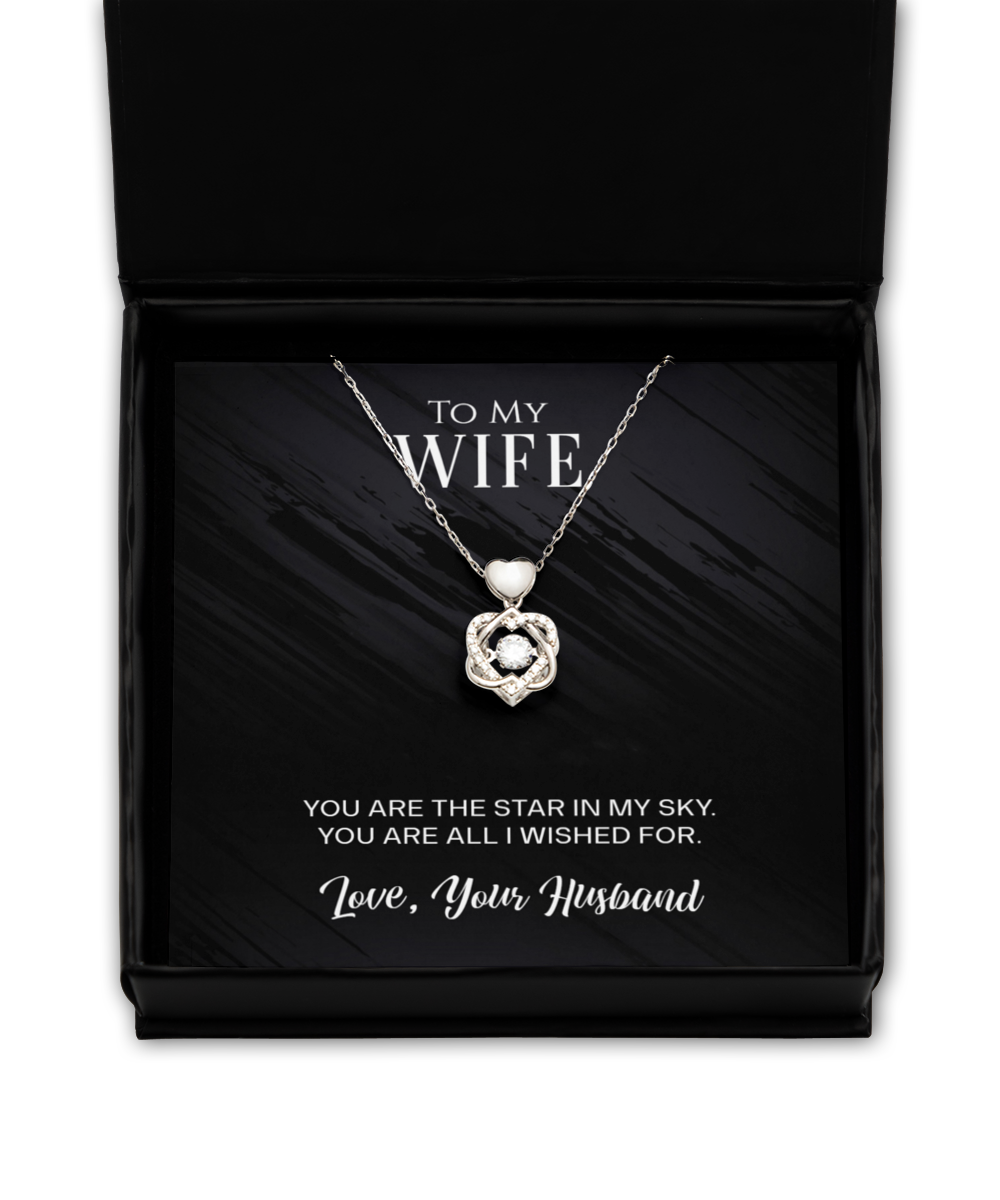 To My Wife Necklace, My Star Necklace, Valentines Day Necklace, Anniversary Necklace, Wife Jewelry