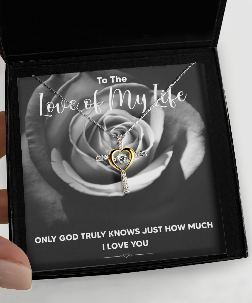 To My Wife Necklace, Anniversary Gift for Her, Girlfriend Necklace, Love of My Life, Christian Necklace, I Love You Necklace