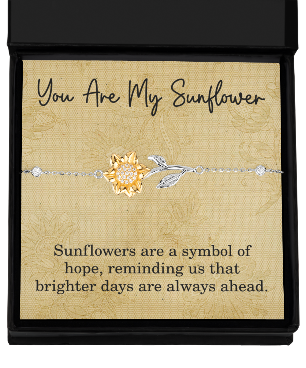 You Are My Sunflower Bracelet Bereavement Gift Sunflowers Are A Symbol Of Hope Reminding Us That Brighter Days Are Always Ahead