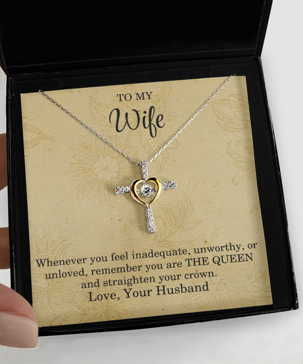 To My Wife Necklace, Anniversary Necklace for Her, Birthday for Wife,  Jewelry for Wife, Necklace for Wife, Wife Jewelry